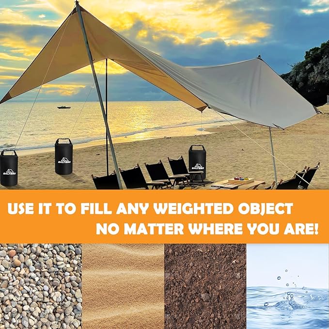 Canopy Weights Sand Bags,440 LBS Sand Bags Canopy Tent Weights Set of 8 for Canopy Legs,Heavy Duty Weights Bags for Pop Up Tent Gazebo Legs(Without Sand)