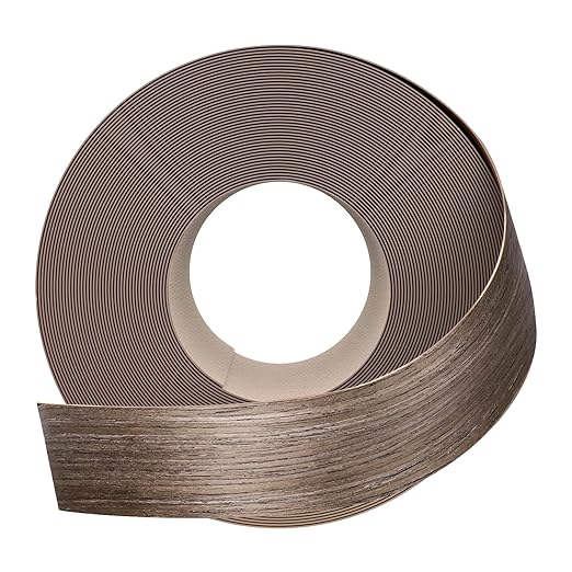 GSCIT Club Walnut Edge Banding, 3 inch x 25ft roll of Veneer Edge Banding - Pre-glued Flexible, Real Wood Tape for Cabinet Repair & Furniture Restoration