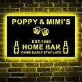 Personalized Your Name Custom Home Bar Neon Signs, Established Year Personalized Name Neon Sign, Man Cave Sign, Bar Led Sign, Neon Sign Wall Decor