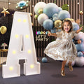imprsv Marquee Light Up Letters, 3FT Marquee Letters for Birthday Baby Shower Wedding Decorations Light Up Letters for Engagement Party Decor, Large Marquee Letters for Party Decorations, Letter A