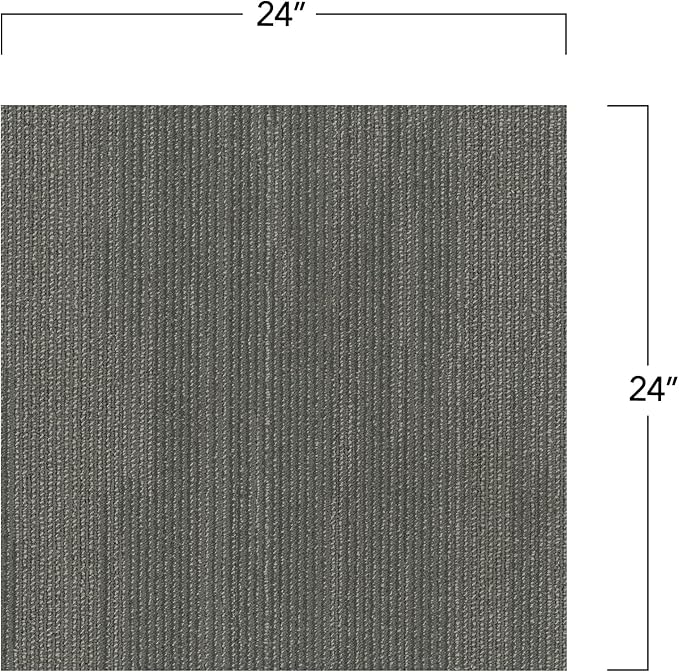 Mohawk Elite 24" x 24" Berber (Loop pile), 0.1" Pile Height, Carpet Tile, Nylon Fiber, Sandpiper Color, (24 Tiles), (96 sqft/carton)