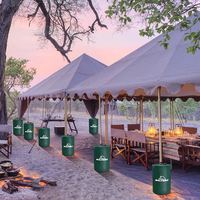Canopy Water Weight Bag,88 LBS Water Tent Weights Set of 4 Leg Weights for Pop Up Canopy,Canopies,Tent,Gazebo,Green