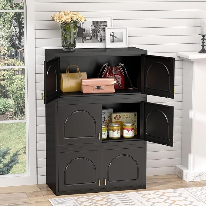 Wall Upper Storage Cabinet,Metal Bathroom Wall Mounted Cabinet,15 Inch Storage Cabinets for Basement,Livingroom Home Office