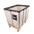 Canvas Basket Bulk Truck,Service Carts 8 Bushel Knock Down Truck, 10.0 cu. ft, 400 lb, 34" L X 22" W X 30.5" H Capacity