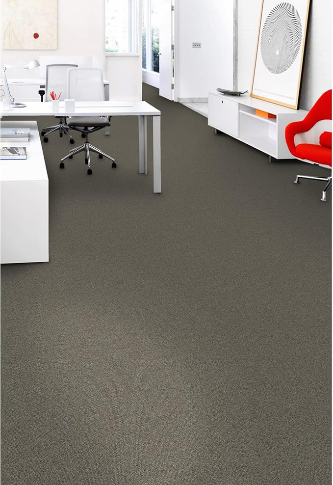 Mohawk Advance 24" x 24" Berber (Loop pile), 0.11" Pile Height, Carpet Tile, Nylon Fiber, Majorca Color, (24 Tiles), (96 sqft/carton)