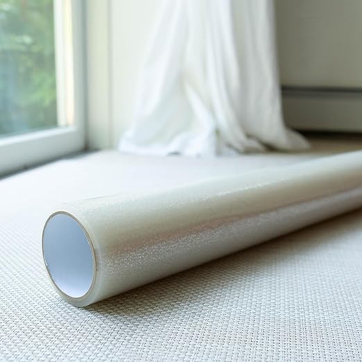 Clear Heavy Duty Temporary Self Adhesive Carpet Protector 30" x 200' - 2.5mil. Carpet Protection Film for Carpet Floor, Stair Rugs, Reverse Wound, Paint & Waterproof carpet cover Easy Unwind, Strong