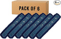 Heavy-Duty Industrial Closed-Loop Dust Mops - 6 Pack (Blue) - 48 Inch