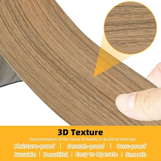 GSCIT Club Wood Grain Repair Tape, 15.7 inch X 15ft Self Adhesive Natural Walnut Grain Repair Patch for Tables, Chairs, Baseboards, Doors, Windows, Floors, Handicraft DIY.