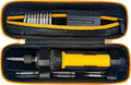 Tool Storage Case for DEWALT Cordless Screwdriver (DWHT66719) ，with Removable Divider and Mesh Pocket for electric screwdriver Bits(Box Only)