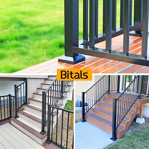 2.5"x2.5"（Actual: 2.5"x 2.5"） Deck Post Base Cover Decorative Post Base Trim Skirt Black Aluminum 12Pack