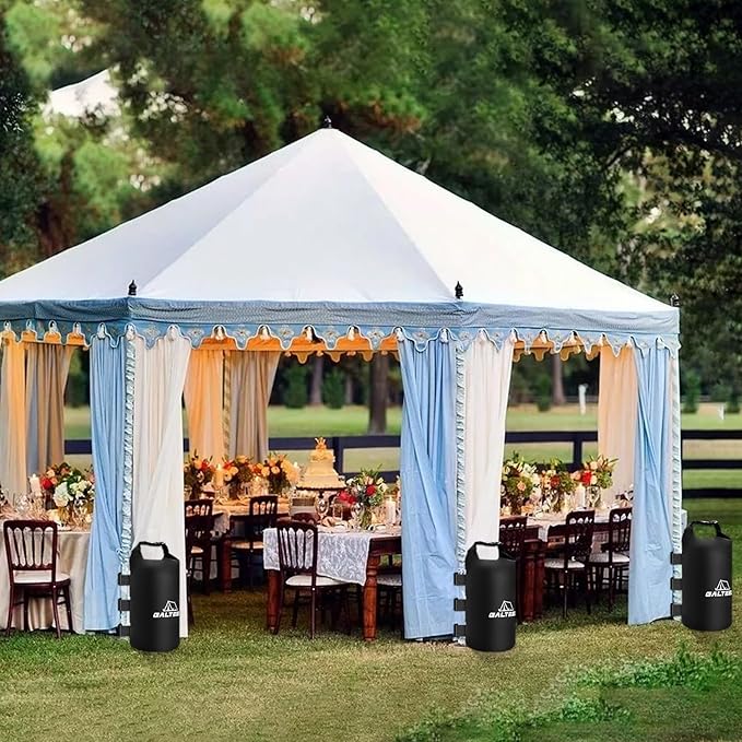 Canopy Weights Sand Bags,224 LBS Sand Bags Canopy Tent Weights for Canopy Legs,Heavy Duty Weights Bags for Pop Up Tent Gazebo Legs(Without Sand)