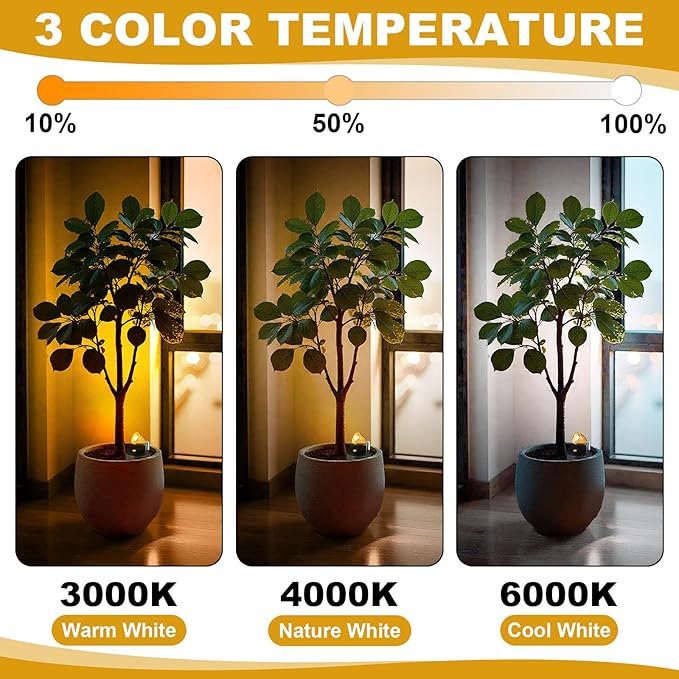 Hortsun 6 Pcs Mini Rechargeable Spotlights with 3 Remote Control Indoor Plant Wireless LED Spot Lights Rotatable Dimmable Accent Picture Lights for Wall Artwork Painting Display (Gold)