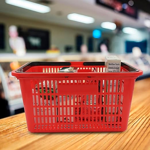 SSWBasics Red Shopping Basket