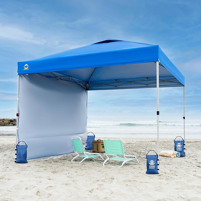 CROWN SHADES Sand Bags for Canopy Legs Sandbags for Weight-Canopy Weights, Pop Up Tent Weights Bags, Blue