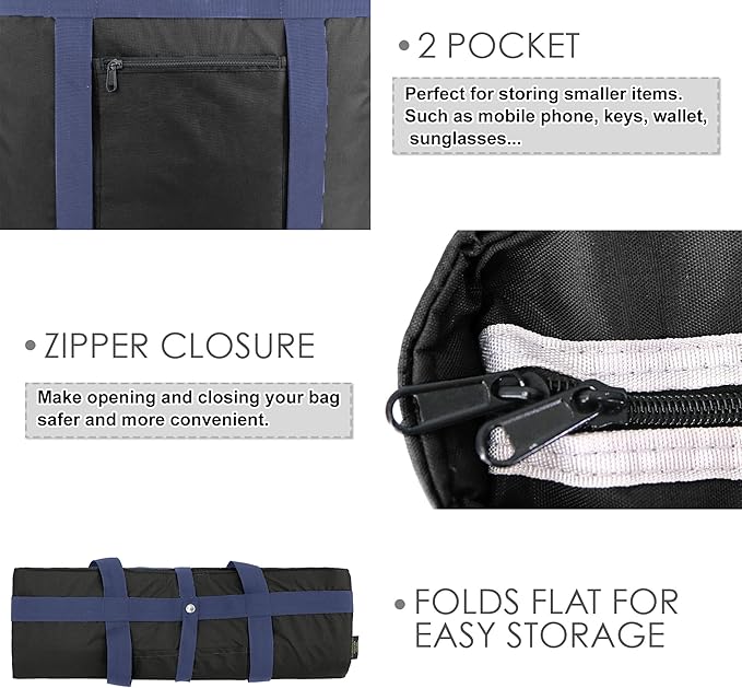 BeeGreen Cooler Bag Soft Leakproof Insulated Tote with Zipper for Beach Travel Grocery