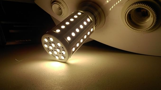 Low Voltage E26 Medium Screw Base 15 Watt LED Light Bulb Offgrid Power Storage Battery Systems Landscaping Path Fishing Marina Boat Yacht RV Motor Home 12V 20V Wide Range Input - 3000K Warm White, 15W