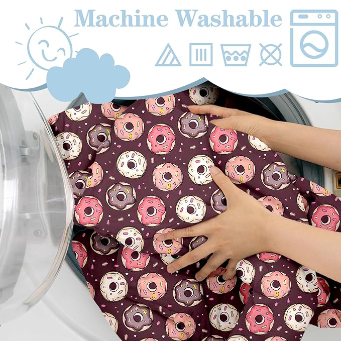 Shopping Cart Cover for Baby 2-in-1 High Chair Cover with Safety Harness Multifunctional Foodstuff Donuts Cart Covers for Babies Soft Padded Grocery Cart Cover for Baby Boy Girl