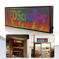 ‌Kochenkore P10 Programmable LED Sign, 51"x14" Scrolling Display, Waterproof Outdoor Digital Signage with WiFi Control, Indoor RGB Advertising Message Board for Business & Store Signs
