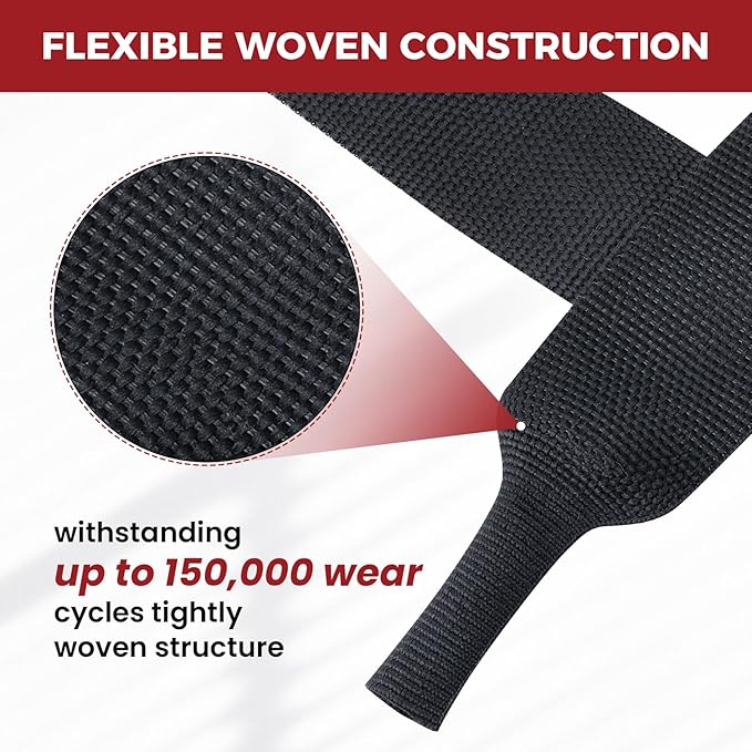 Heat Shrink Fabric Tubing Braided Sleeving 2:1 - Abrasion Protection Flexibility Wiring Harness Cable Sheath (3/8" ID, 30ft)