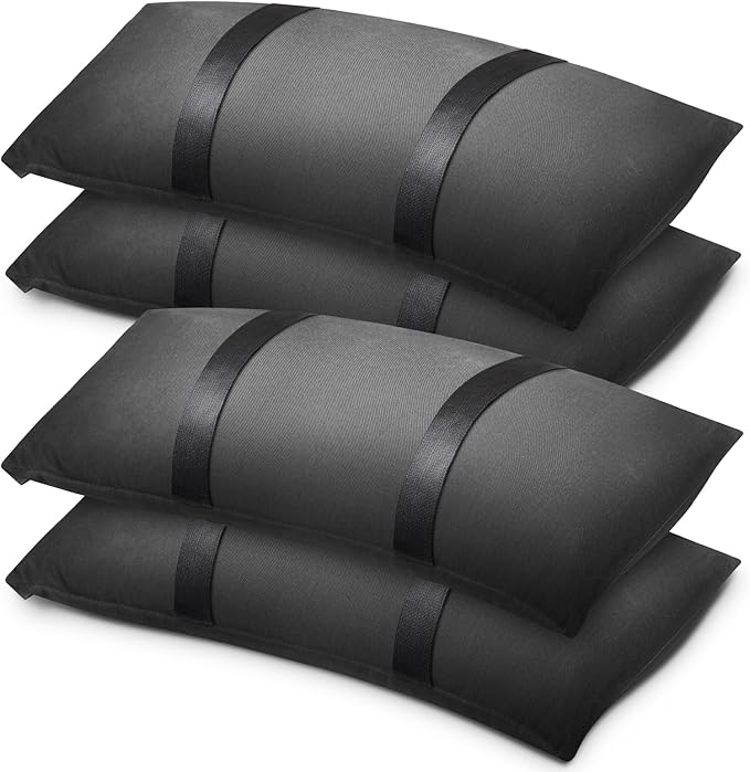 200 LBS Umbrella Base Weight Sandbags, Sand Bags for Weight, 4 Packs Fillable Sandbags for Umbrella Base, Weatherproof Furniture Heavy Duty Weight Bags For Cantilever Patio Umbrella Trampoline Garden