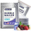 100-Pack Insulated Silver Thermal Bubble Mailers 12 x 17 - Waterproof Metallic Foil Self-Sealing Padded Envelopes for Cold Shipping, Perishables, Food, Cosmetics, Pharmaceuticals