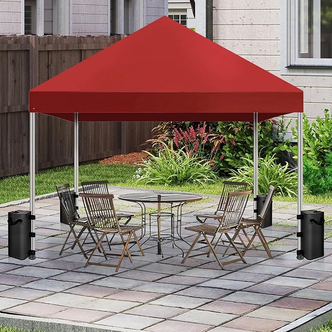 slashome 2 Pack 25L Canopy Water Weights for Wind, 110 Lb Water Bag Weights, Heavy Duty Anti-Tip Tent Stakes Leg Weight Bags for Gazebo, Pop Up Canopy, Party Tent, Market Stall (25 L, 2)