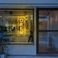 Vertical LED Open Signs for business – Super Bright - UV Printing Pattern, Remote Included - Large Size 12x30'' - Neon Open Sign for Café, Bar, Shop & Business Sign (Orange Yellow)