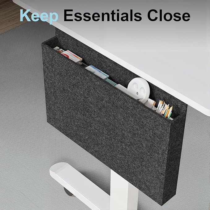Standing Desk with Whiteboard – Electric Height Adjustable Drafting Table, Flip Dry Erase Top, Mobile Drawing Desk with Wheels & Storage Bag for Home, Office, Studio, Art