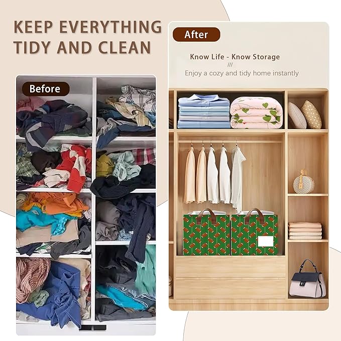 Football Storage Basket Large 17x11.5x10.5 Inches - Collapsible Sports Organizer Bin with Handles for Game Room,Toys,Laundry - Foldable Decorative Hamper with Football Pattern - Single Pack