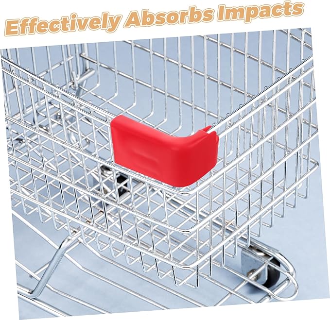 Bumper Impact Strip Shopping Cart Front Collision Bumper Plastic Edge Guard for Supermarket Corner Protectors for Frame