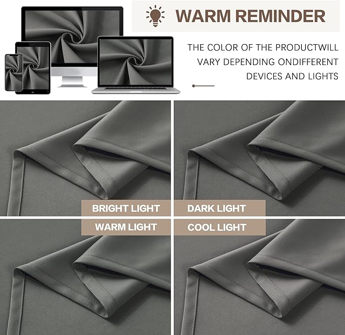 KEQIAOSUOCAI Blackout Sliding Glass Door Curtains 102 Inch Long,Thermal Insulated Black Out Wide Draperies for Bedroom/Living Room 80 x 102 Inch Long 80 x 102