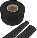 MECCANIXITY Braided Cable Sleeves Heat Shrinkable Fabric Sleeving, 2" 40ft Black 2:1 Ratio Heat Shrinkable Cord Protector for Harness Cable, Network Cable Protection, Cable Management