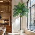 8FT Big Faux Tropical Phoenix Trees Large Artificial Palm Tree Indoor Outdoor Realistic Floor Plants Tall Fake Plant for Home Living Room Office Decor Porch Outside Patio arboles para decoracion