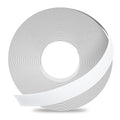 GSCIT Club White Melamine Edge Banding, 1/2 inch x 25ft Edge Banding with Hot Melt Adhesive Pre-glued Cabinet Edge Banding Flexible White Veneer Edging for Plywood