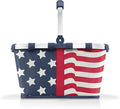 reisenthel carrybag stars & stripes - Sturdy shopping basket with plenty of storage space and practical inner pocket - Elegant and water-repellent design