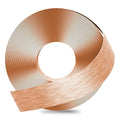 GSCIT Club Rose Gold Edge Banding, 1 1/2 Inch x 25ft Aluminum Brushed Edge Banding PVC Edge Trim for Cabinet Repair Furniture