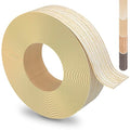 White Oak Edge Banding, 1 1/2 inch x 250ft roll of Veneer White Edge Banding Pre-glued Flexible, Real Wood Tape Banding for Cabinet Repair Furniture