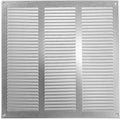 Repa Market 12x12 Inch Air Vent Cover/Galvanized Steel Louvered Grill Cover with Mesh Screen/Wall or Ceiling Vent/Durable Flush Mount HVAC Register for Indoor and Outdoor Ventilation