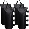 Extra Large Canopy Weights Bag Leg Weight for Pop up Canopy Tent Gazebo Patio Instant Outdoor Sun Shelter,120LBS Tent Weight Sand Bags (4Set Black)