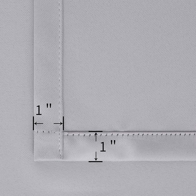 BGment Fashion Sliding Door Curtain 100 X 108 Inches, Wide Thermal Blackout Curtains Room Darkening Room Divider Window Curtain, 1 Panel, Light Grey, 108 Length X Wide 100