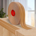 Flexible Wall Corner Protector Moulding Trim Peel and Stick Wall Corner Guards Edge Protector Self Adhesive Molding Trim Strip for Edge Ceiling (Light Brown Wood Grain, 2.4 in x 40 Ft)