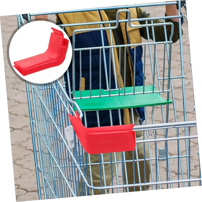 BESPORTBLE Grocery Cart Front Bumper Plastic Corner Protectors Shopping Cart Collision Safety Bumper Frame Strip