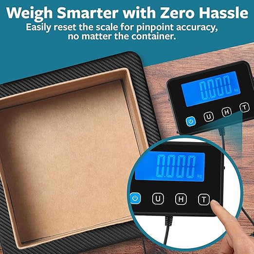 Smart Weigh Digital Shipping and Postal Weight Scale, 440LB x 0.1 oz, UPS UPost Office Scale Variation