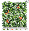 Greenery Wall Panels, 20"x20" 8PCS UV Protected Fake Grass Backdrop Privacy Fence Screen, Artificial Hedges for Outdoors Indoors Green Decor