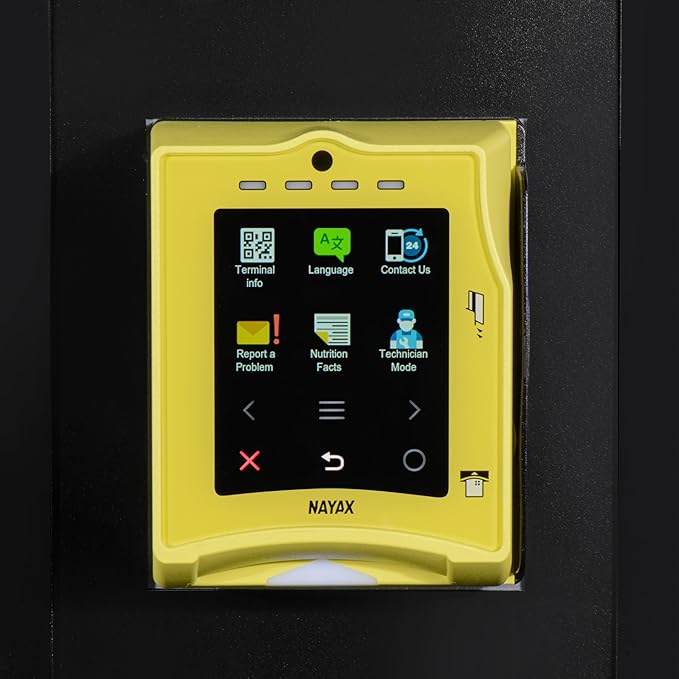 KoolMore Refrigerated Snack Vending Machine with 60 Slots, Bill Acceptor and Credit Card Reader in Black (KM-VMR-40-BR)