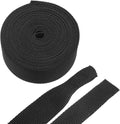 MECCANIXITY Braided Cable Sleeves Heat Shrinkable Fabric Sleeving, 7/8" 16ft Black 2:1 Ratio H Eat Shrinkable Cord Protector for Harness Cable, Network Cable Protection, Cable Management