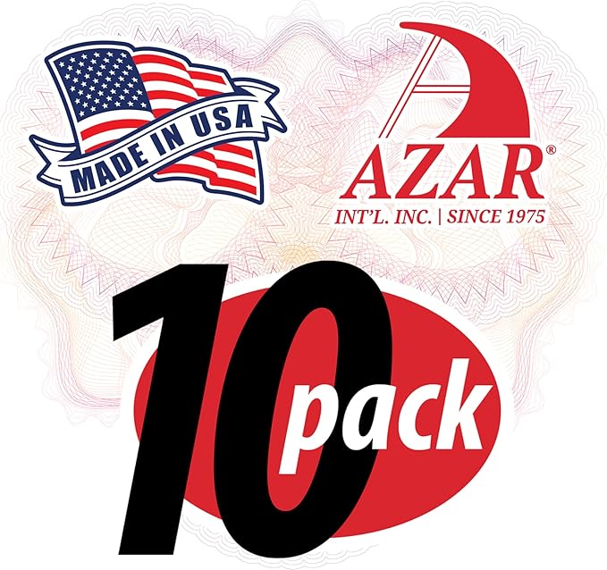 Azar Displays 142718 11-Inch Width by 7-Inch Height Top-Load Acrylic Sign Holder, 10-Pack