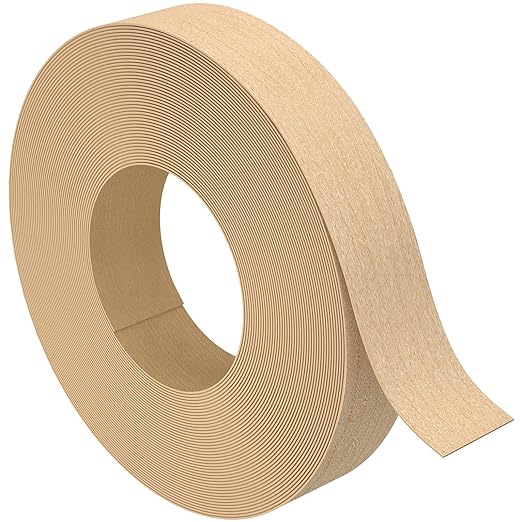 Maple Edge Banding, 7/8 inch x 100ft roll of Wood Edge Banding Pre-glued Flexible, Veneer Tape Banding for Cabinet Repair Furniture