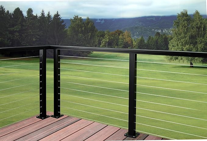 Rubber Grommets for 3/16" Cables for Metal Cable Railing Posts - Lot of 20