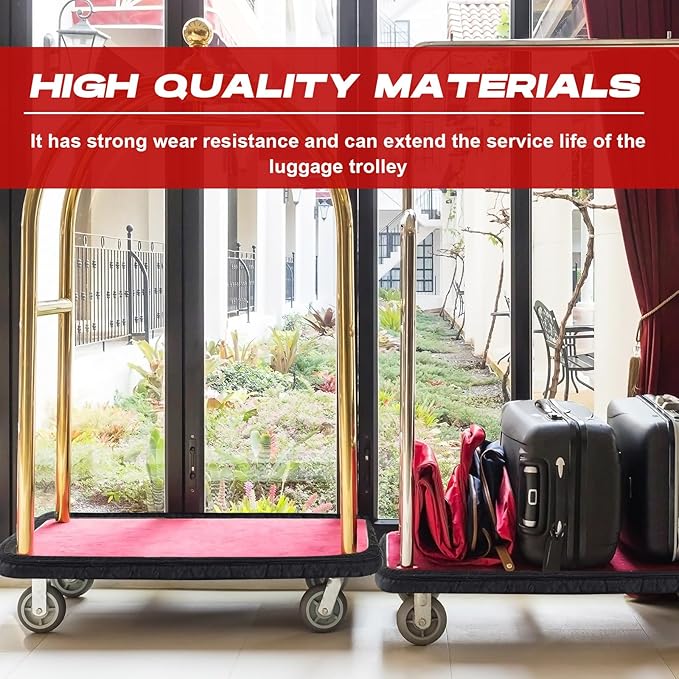 Bellman Cart Bumper Guard and Wall Protector Hotel Luggage Cart Bumper Collision Protector Cover for Airport & Travel Accessory Indoor & Outdoor Use(Medium)